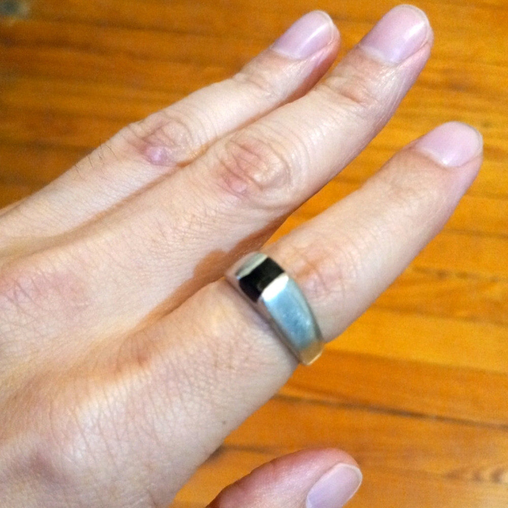 925 onyx ring - Picture 8 of 8